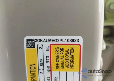 2023 GMC Terrain Fwd Sle из США, поврежденный, VIN 3GKALMEG2PL108923